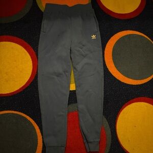 adidas Kids Dark Navy Trefoil Joggers